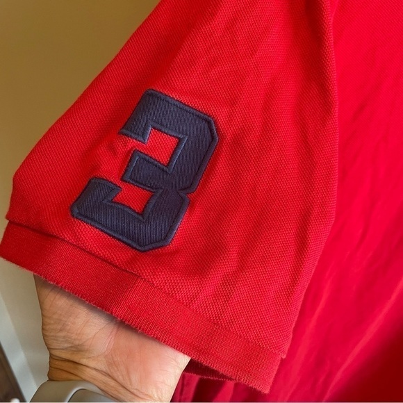 Polo By Ralph Lauren Big Pony Red and Navy Polo XXL - Picture 4 of 6